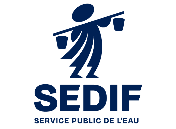 Logo du Syndicat des Eaux d'Ile de France, un client qui a fait confiance au cabinet d'experts en ingénierie et conseils YXO Consultants situé à Paris