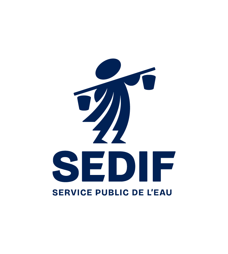 Logo du Syndicat des Eaux d'Ile de France, un client qui a fait confiance au cabinet d'experts en ingénierie et conseils YXO Consultants situé à Paris